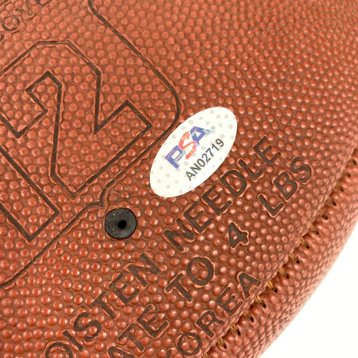 Joe Namath Signed Football PSA DNA Graded 9 MINT