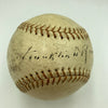 President Franklin D. Roosevelt Single Signed 1935 American League Baseball JSA
