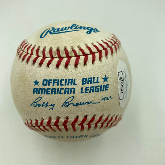 Nolan Ryan Signed Official American League Baseball JSA COA