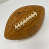 1963 University Of Texas Longhorns NCAA Champions Team Signed Football JSA COA