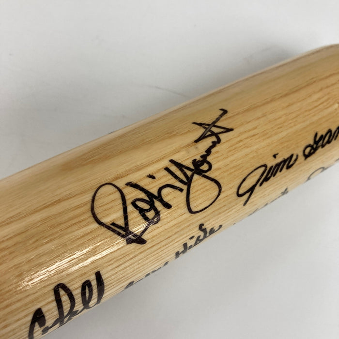 1982 Milwaukee Brewers American League Champs Team Signed Baseball Bat MLB Holo