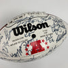 2005 Pro Bowl AFC Champs Team Signed Football Peyton Manning & Drew Brees