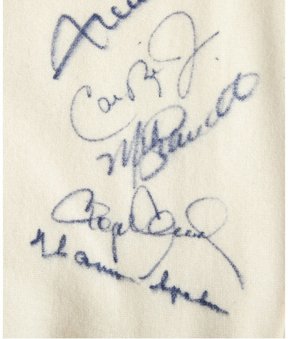 Beautiful All Century Team Signed Jersey 16 Sigs With Ted Williams PSA DNA