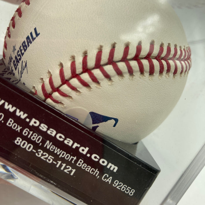 Johnny Bench HOF 1989 Signed Major League Baseball PSA DNA Graded 10 GEM MINT