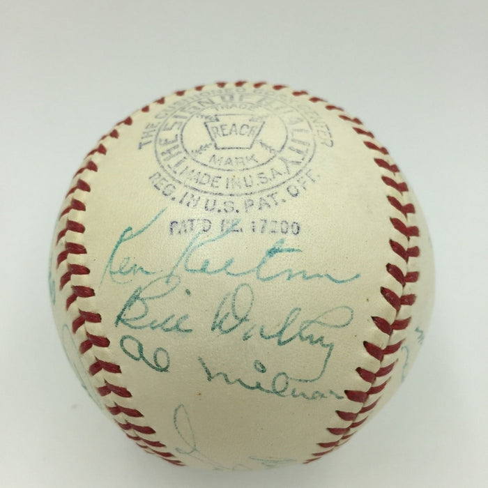 The Finest 1940 AL All Star Team Signed Baseball Jimmie Foxx Joe DiMaggio  JSA