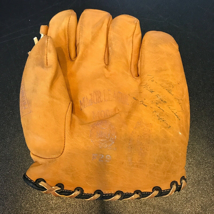 Red Ruffing Signed Autographed 1930's Game Model Baseball Glove With JSA COA