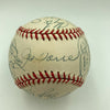 Beautiful 1996 Yankees W.S. Champs Team Signed ALCS Baseball Derek Jeter PSA DNA