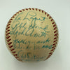 1960 New York Yankees Team Signed Baseball Mickey Mantle & Roger Maris JSA