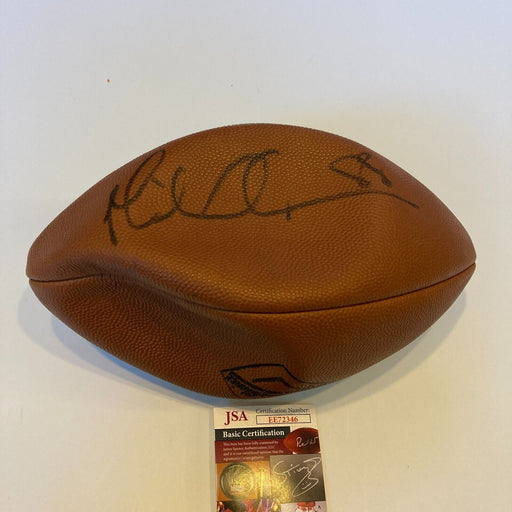 Michael Irvin Signed Autographed Official NFL Wilson Football JSA COA