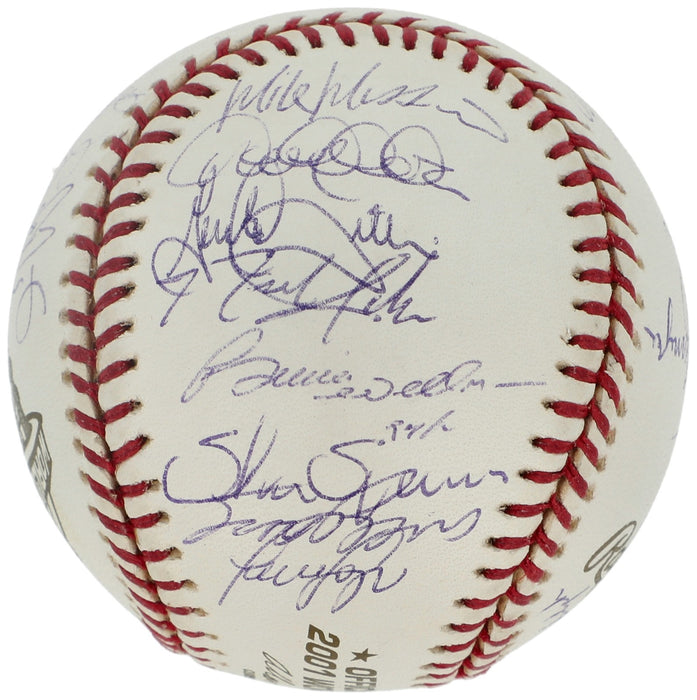 2001 New York Yankees AL Champs Team Signed World Series Baseball PSA DNA COA