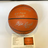 Bill Russell Signed Heavily Inscribed STATS Official NBA Game Basketball JSA COA