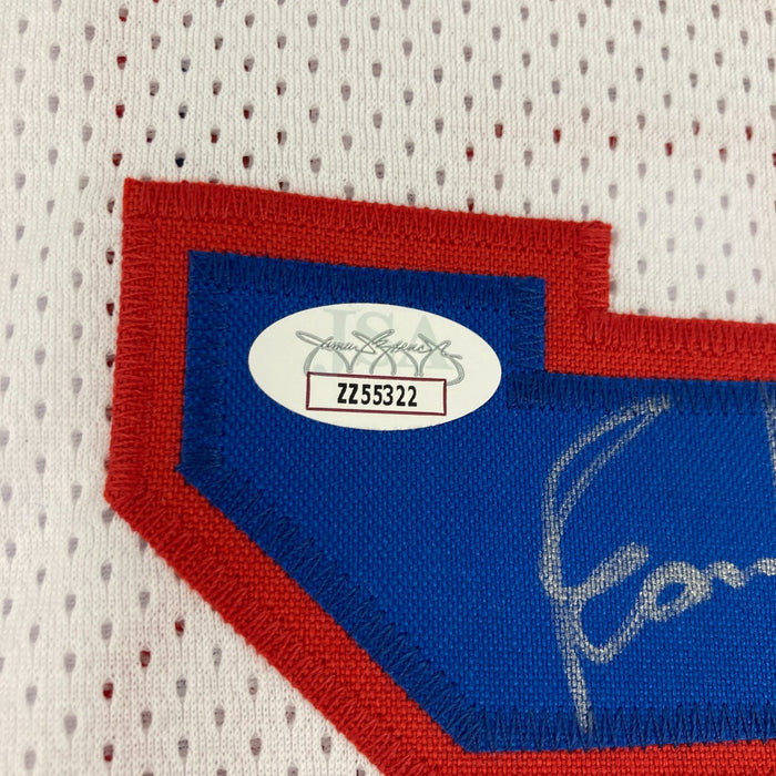 1982-83 Philadelphia 76ers NBA Champions Team Signed Jersey JSA COA