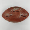 John Madden Troy Aikman 2006 Hall Of Fame Induction Signed Football JSA COA