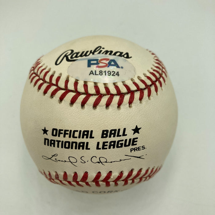 Jack Nicholson Single Signed National League Baseball PSA DNA COA