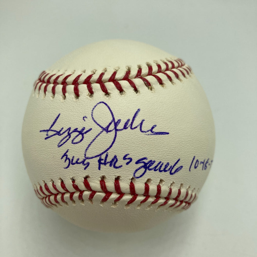 Reggie Jackson 3 World Series Home Runs Signed Inscribed Baseball PSA DNA COA