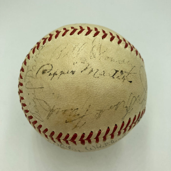 1934 St. Louis Cardinals World Series Champs Team Signed Baseball With JSA COA