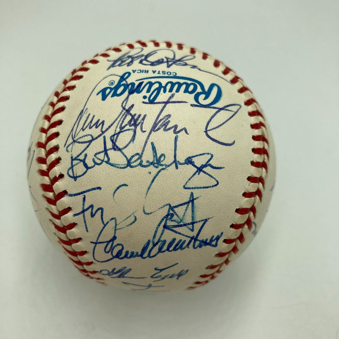 George Brett Kirk Gibson MLB Legends Multi Signed American League Baseball