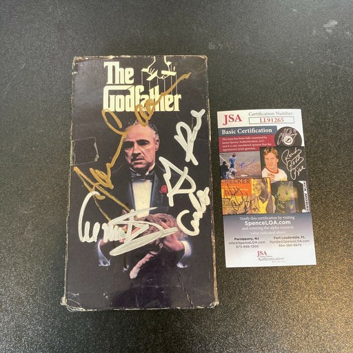 The Godfather Cast Signed Original VHS Movie James Caan Francis Ford Coppola JSA