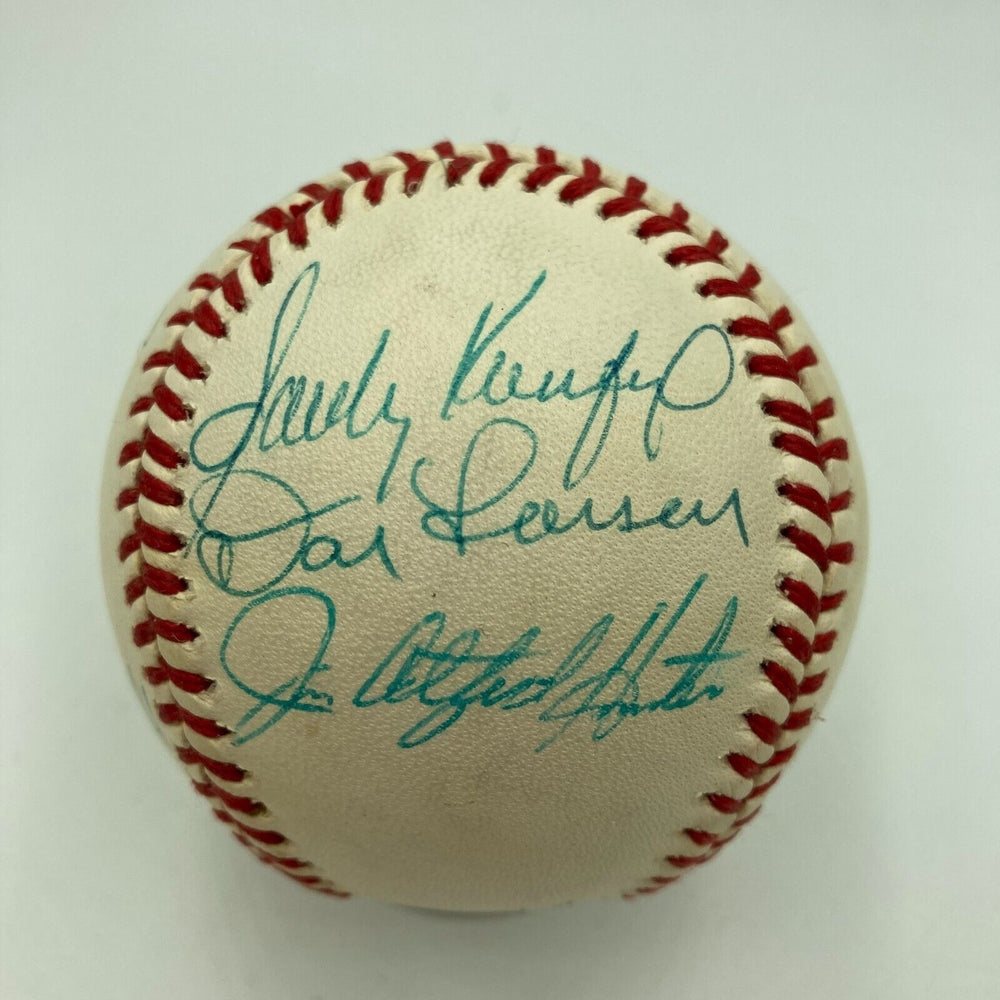 No Hitter Pitchers Multi Signed Baseball Sandy Koufax Beckett COA