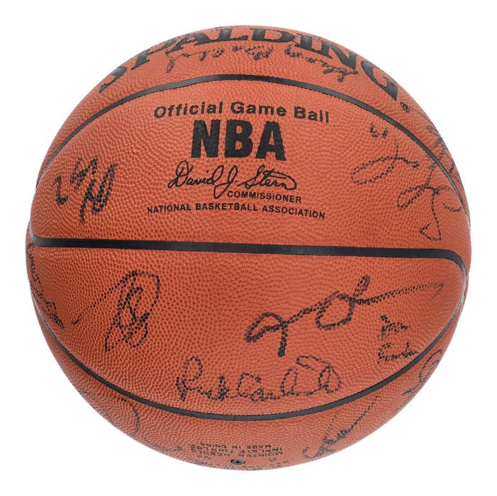 Kobe Bryant Shaq Tim Duncan 2004 NBA All-Star Game Team Signed Basketball JSA
