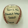 1984 Michigan Wolverines Team Signed College World Series Game Baseball JSA COA
