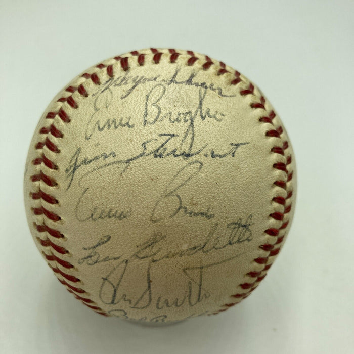 Ernie Banks 1964 Chicago Cubs Team Signed National League Baseball