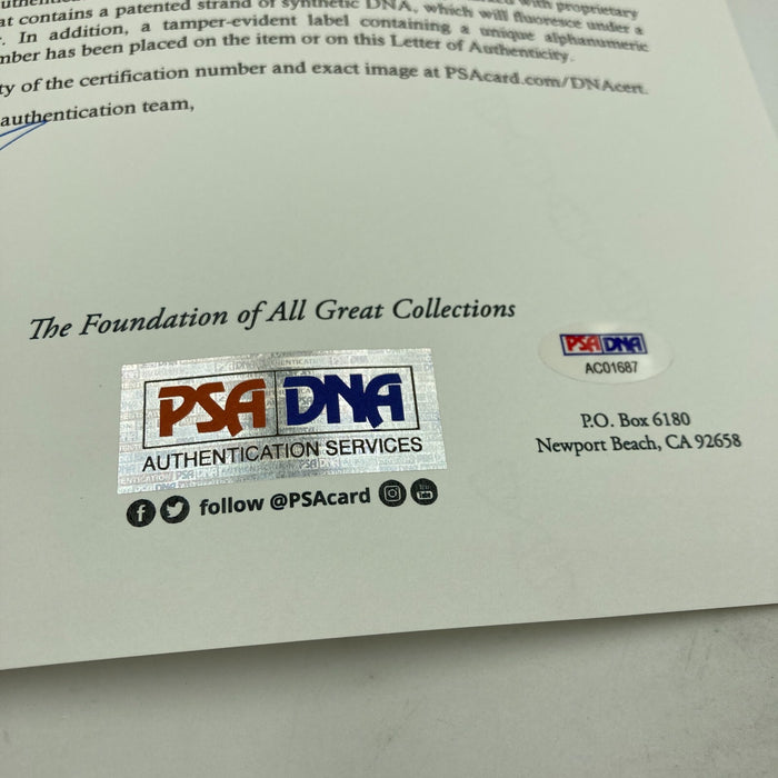 1994 All Star Game National League Team Signed Baseball Barry Bonds PSA DNA COA