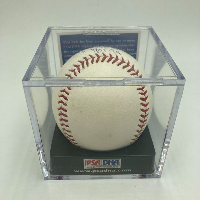 George Brett HOF 99 Signed Official Major League Baseball PSA DNA Graded 9 MINT