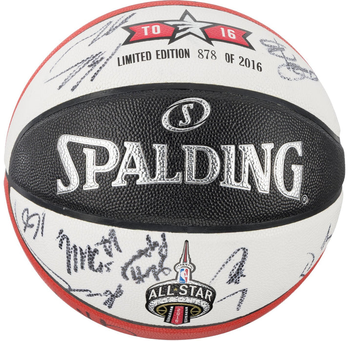 2016 All Star Game Team Signed Basketball Kobe Bryant Final AS Game Beckett COA