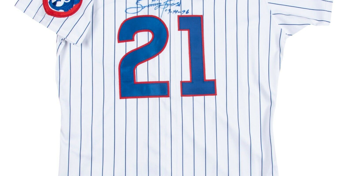 Sammy store Sosa Signed Jersey