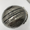Beautiful 1972 Miami Dolphins Super Bowl Champs Team Signed Pewter Helmet JSA