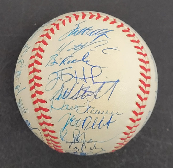 Kirby Puckett 1996 Minnesota Twins Team Signed Baseball JSA COA