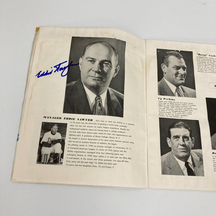 1950 New York Yankees & Philadelphia Phillies Team Signed World Series Program