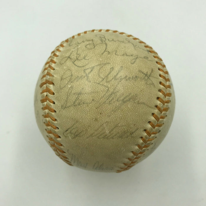 1969 Cleveland Indians Team Signed Autographed American League Baseball