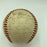 1946 Cleveland Indians Team Signed American League Baseball Bob Feller JSA COA