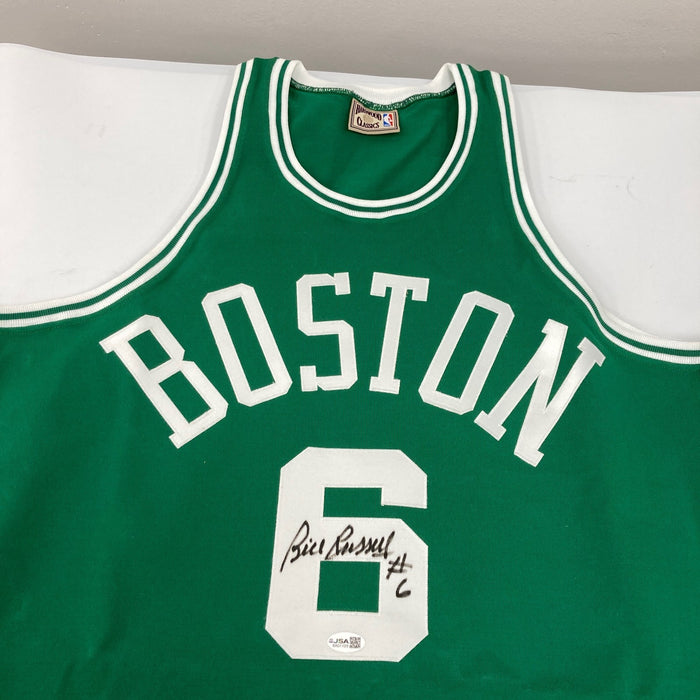 Bill Russell #6 Signed Mitchell & Ness 1962-63 Boston Celtics Jersey JSA COA