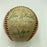 Satchel Paige Mickey Mantle 1952 All Star Game Team Signed Baseball JSA COA