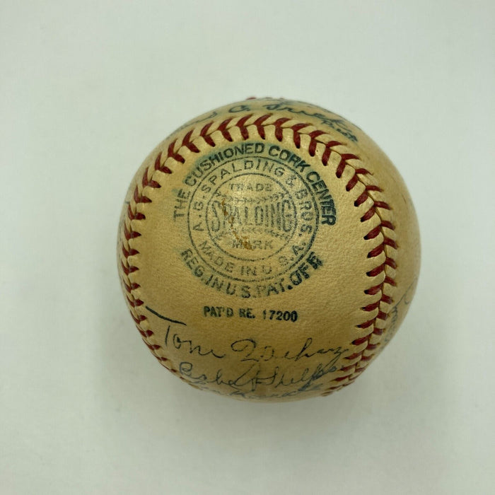 1935 Brooklyn Dodgers Team Signed National League Baseball PSA DNA COA