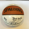 Phil Knight & Reggie Miller 2012 HOF Induction Class Signed Basketball JSA COA