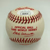 Bill Buckner & Mookie Wilson Signed 1986 World Series Baseball JSA COA
