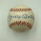 Mickey Mantle & Joe Dimaggio Signed 1950's American League Harridge Baseball JSA