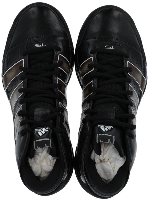 Tim Duncan Signed 2009 Game Used Adidas Sneakers Shoes MEARS & Beckett COA