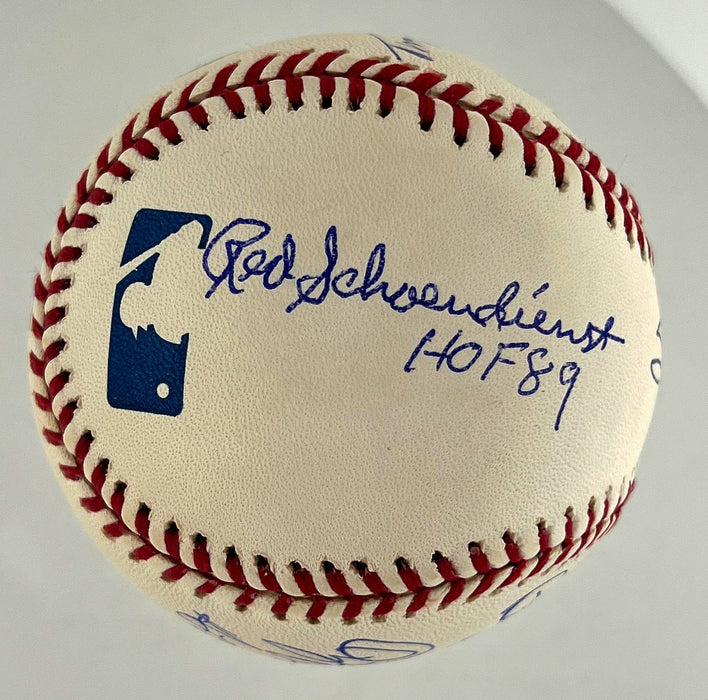 Stan Musial Bob Gibson Ozzie Smith St. Louis Cardinals HOF Signed Baseball BAS