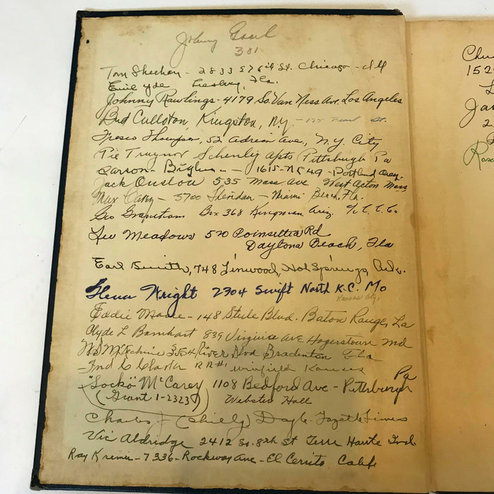 Incredible 1925 Pittsburgh Pirates World Series Champs Team Signed Book JSA COA
