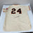 Beautiful Willie Mays Signed Mitchell & Ness New York Giants Jersey JSA COA