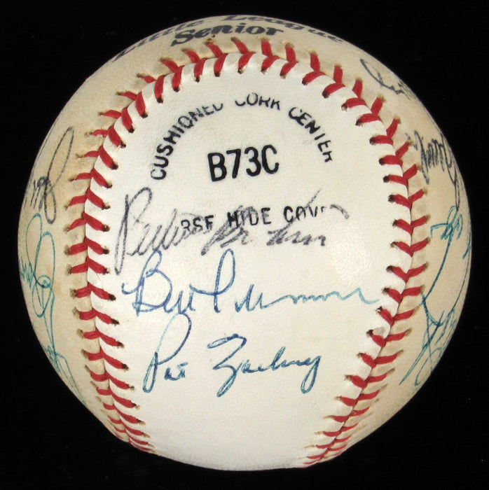 1976 Cincinnati Reds World Series Champs Team Signed Baseball JSA COA