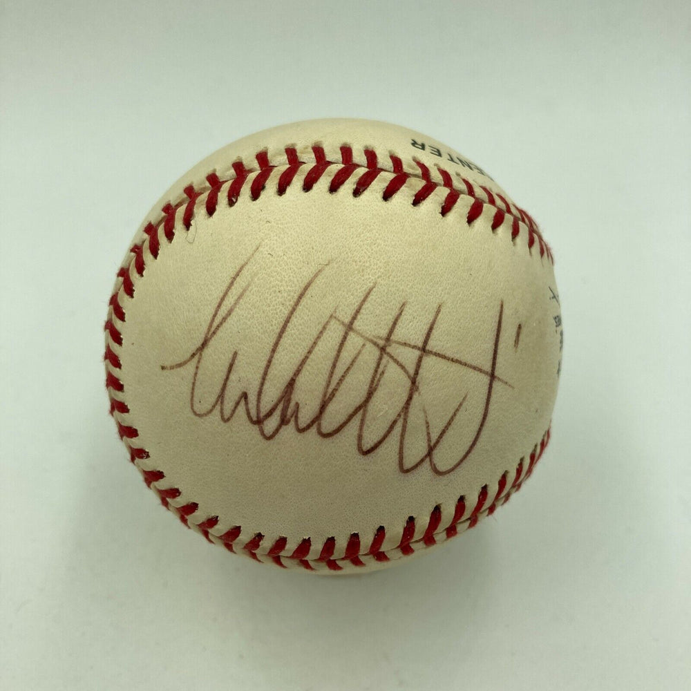 Mario Andretti & Michael Andretti Signed Baseball NASCAR Formula One JSA COA