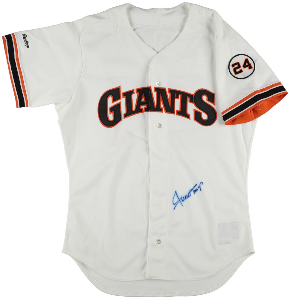 Willie Mays Signed San Francisco Giants Rawlings Game Model Jersey JSA COA