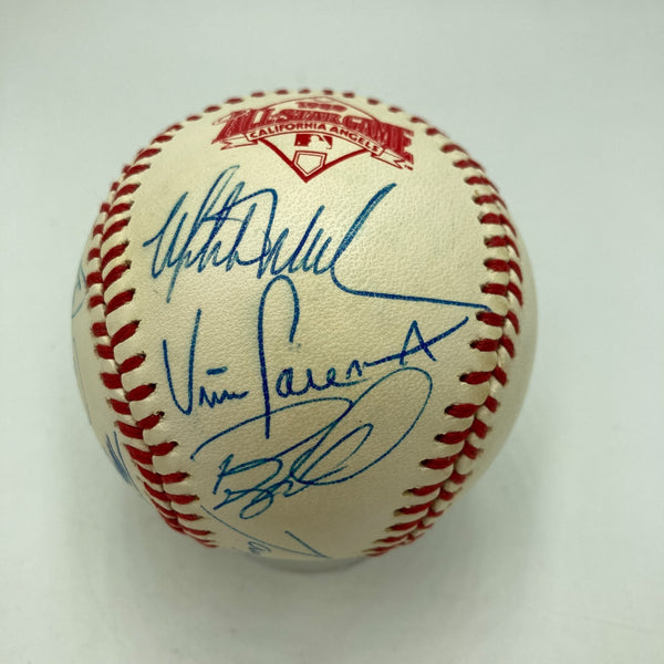 1989 All Star Game Team Signed Baseball Tony Gwynn Beckett COA
