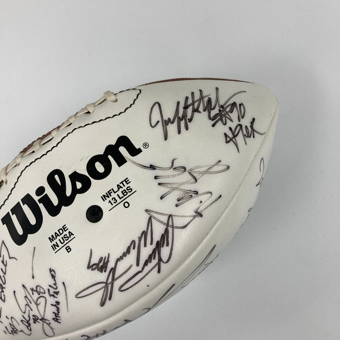 Joe Namath & Wayne Gretzky Super Bowl XXXIV Multi Signed Football JSA COA